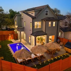 East Austin Desert Retreat | Heated Pool • Sauna • Theater