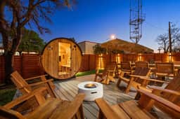 East Austin Desert Retreat | Heated Pool • Sauna • Theater