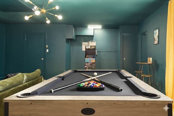 Bold Design Home with Private Pool & Game Lounge