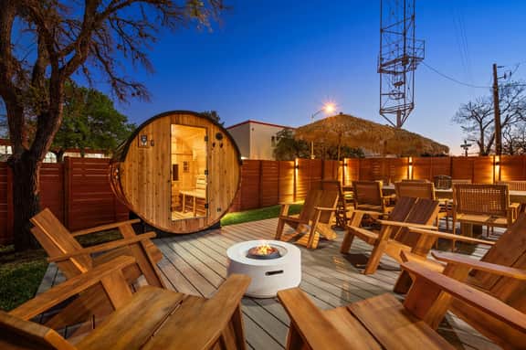 East Austin Desert Retreat | Heated Pool • Sauna • Theater