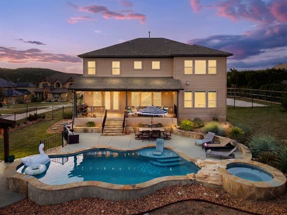 Luxury Hill Country Retreat w/ Resort Pool, Theater & Game Room